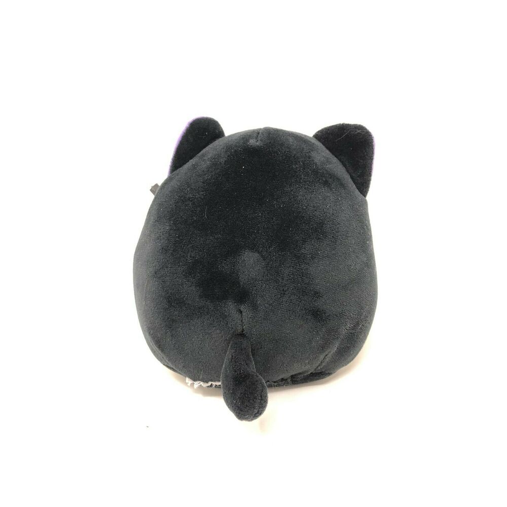 Squishmallow Autumn Cat 5" Black Purple Halloween Kitty Kellytoy‎ Kitten Plush - Picture 3 of 5